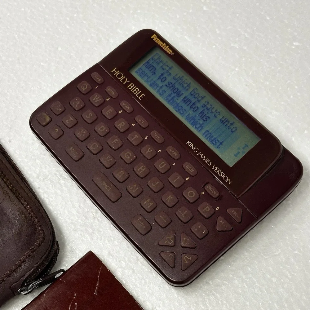 Franklin KJ31 Electronic Holy Bible King James Version Pocket Handheld Organizer